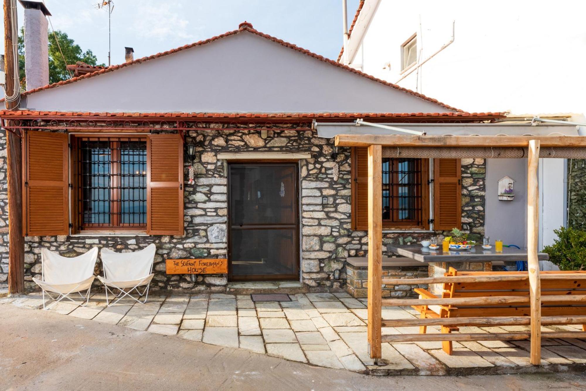 The Sea Front Fisherman'S House Kato Gatzea Exteriér fotografie